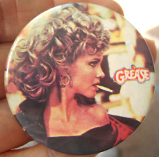 OLIVIA NEWTON JOHN smoking genuine vintage 1978 GREASE film promo pin BADGE picture