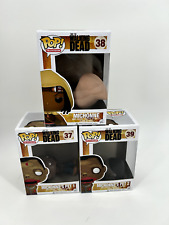 Lot of 3 - The Walking Dead Funko POP #37 #38 #39 Michonne & Pet 1 & 2 VAULTED picture