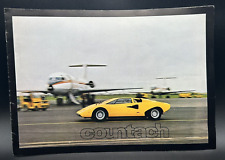 Vtg. Circa Mid-1970s Lamborghini Countach Dealer Brochure, Italy picture