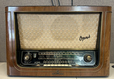 Vintage 1950s Telefunken German Opus 55 Tube Radio TESTED Works Great picture