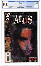 Alias #1 CGC 9.8 2001 4781602015 1st app. Jessica Jones picture