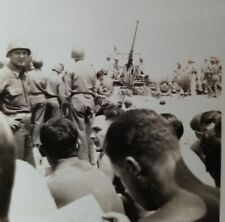 Vintage U.S. Soldiers With Heavy Equipment PHOTO ~ Military picture
