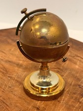 Vintage Brass Globe Tabletop Lighter picture