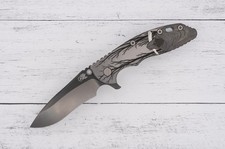 Rick Hinderer XM-18 3.5 Grim Reaper – Graphite DLC Blade - Halloween 2026 picture