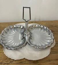 Vtg Shelton Ware Server Double Clam Shell with handle Granny Chic picture