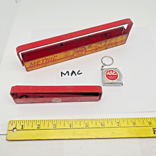 Two Vintage MAC Tools Socket Storage Holders & Tape Measure - USA picture