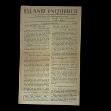 WWII August 1945 Iwo Jima Battlefield-Printed Report Atomic Bomb Japan Surrender picture