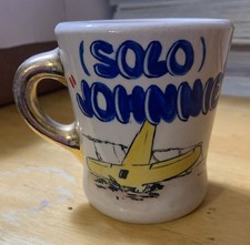Bob McFarren Personalized WALLACE Restaurant Mug - SOLO JOHNNIE - WW2 Pilot #205 picture