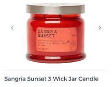 Partylite SANGRIA SUNSET 3-wick JAR CANDLE  BRAND NEW  NIB  picture