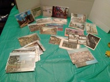 Lot of 50+ used Vintage Postcards Mixed From The United States & Other Countries picture