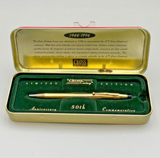 Cross 50th Anniversary 1/20 12K Gold Pen #6602 Statue of Liberty Tin Limited Ed. picture