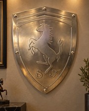Ferrari-Inspired Cast Aluminum Relief Artwork 35x26 Handmade A. Pallarols picture