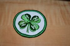 NEW Old Stock 4H Club Green Member Clothing/Shirt Four Leaf Clover Patch picture