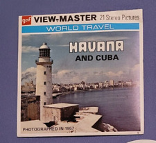 COLOR  Gaf B034 World Travel Havana Cuba West Indies view-master 3 Reels Packet picture