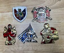 WHOLESALE CHALLENGECOINS LOT of 5 Super Heroes Dead Pool Iron Man Boba Fett picture