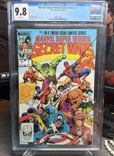 💫 CGC 9.8 Marvel Super Heroes Secret Wars #1 • Classic 1984 White Pages picture