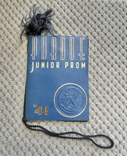 1941 Purdue University Junior Prom Dance Card Memento picture