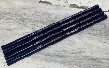 Vintage L & C Hardtmuth Mephisto Pencils (4) Blue 1344 For Checking Blue Prints picture
