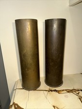 Vintage 1945 US Military 105MM M14 Brass Artillery Shell Dualgran M2 M4 Art WW2 picture