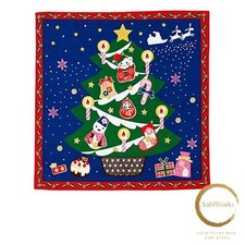 New tamanoosanpo Japanese Wrap Cloth Furoshiki Maneki Neko Christmas picture