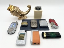 Lot of 10 Vintage Novelty Lighters Kreisler Camel Genie Lamp Butane Untested picture