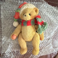 vintage 1993 Cherished Teddies Jointed Musical Bear (Item 903337) by Enesco picture