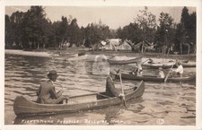 Fisherman's Paradise, Bellaire MI Michigan RPPC Photo Postcard COPY picture