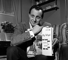 England Disc Jockey David Jacobs pictured some of record collectio- Old Photo picture