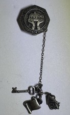 Vintage FHA Student Organization Lapel Pin, Balfour, 3.86g Sterling Silver picture
