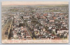 Postcard Portland Oregon 1906 Birds Eye View Aerial  picture