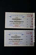 2 Eisenhower/Nixon Inauguration Tickets January 20 1953 picture