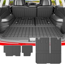 powoq 8Seat Cargo Mat Compatible with 2016-2022 Honda Pilot Trunk Mat Liner Repl picture