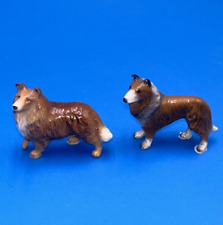 VTG Retired Hagen Renaker Lot of TWO 1980s Lassie type Collies Made in America picture