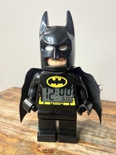 LEGO Batman Digital Alarm Clock Black Plastic Fabric DC Comics Super Heroes picture