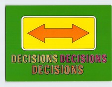 Postcard Decision Making Art Print picture