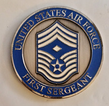 United States Air Force First Sergeant Department of the Air Challenge Coin picture