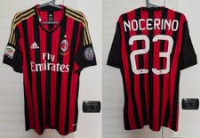 MILAN MATCH WORN FOOTBALL JERSEY N°23 NOCERINO 2013/2014 ADIDAS FORMOTION SHIRT  picture