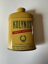 Vintage Kolynos Tooth Powder 1940’s New Old Stock picture