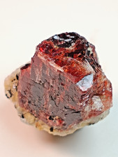 78 ct Red Fire Natural Zircon Gemstone with matrix J31 picture