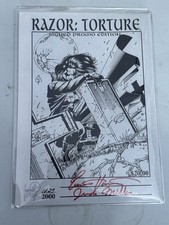 Razor Torture #0 Signed Promo 1827/2000 Hartsoe Millien London Night 1995 picture