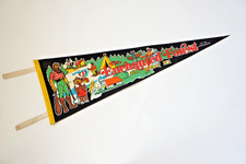 VINTAGE 1950s THE ENCHANTED FOREST PENNANT SOUVENIR THEME PARK ADIRONDACKS NY picture