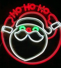 Target Christmas 2025 Animated LED HO HO HO Santa Neon Light picture