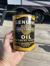 Harley Davidson Air Cooled Motorcycle Oil Can quart picture