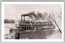 Real Photo c1950s Homer Smith Riverboat Steamer Steamboat Sternwheeler Postcard picture