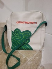 Rare Vintage 1970's Cathay Pacific Airways Flight Bag picture