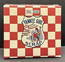 VTG Yankee Girl Scrap Tobacco Chew & Smoke Box 20c Size Advertising picture