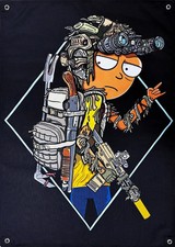 Banner Military man 900x600 mm💛💙 picture