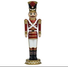 6-Ft LED Candy Soldier Nutcracker with Music – Home Accents picture