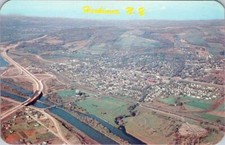 Herkimer, NY New York  CITY & MOHAWK VALLEY AERIAL VIEW  Vintage Chrome Postcard picture