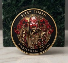 Sleep Token Coin Amsterdam Ritual Limited Edition Vessel Metal Enamel New picture
